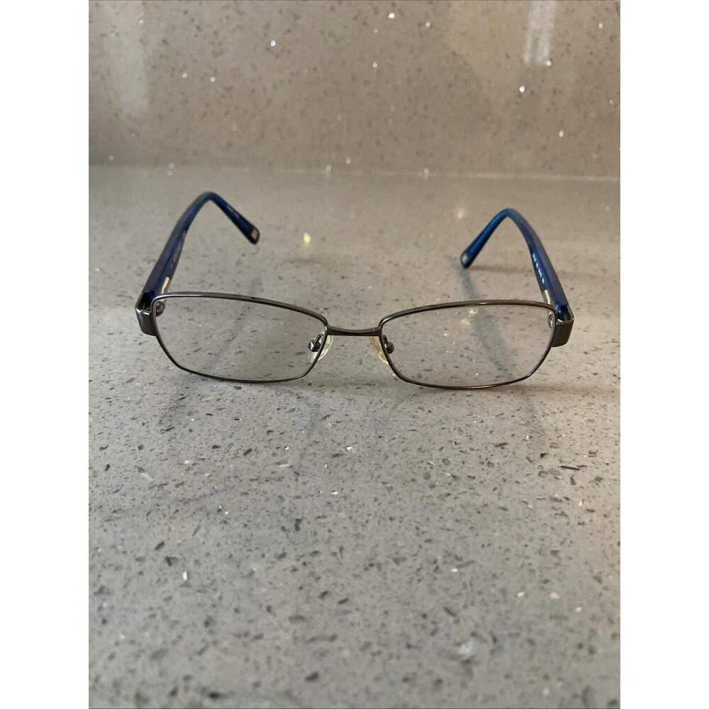 Nine West Eyeglass Frames ONLY NW1021 015 Full Rim Blue Galaxy 52-15-135